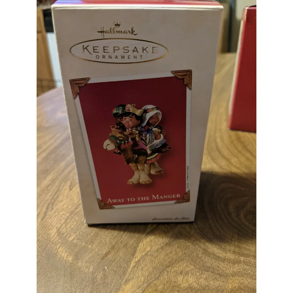 Hallmark Keepsake Christmas Ornament 2003 Away To The Manger